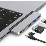 Adaptador Usb C Hub 5 En 1 Para Macbook Pro 14'' Y 16''