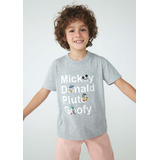 Camiseta Infantil Cinza Disney Hering Kids