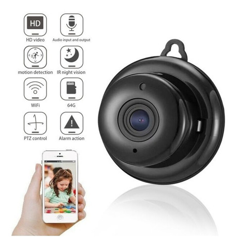 Mini Camara Espía De Vigilancia Wifi Ip 360eye S Con Voz