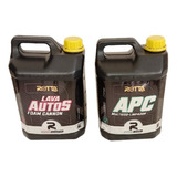 Apc Limpador Interno Multiuso 5l+shampoo Automotivo 5l Rotta