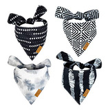 Bandanas Para Perros Remy+roo  Paquete De 4 | Conjunto Mo