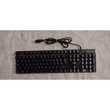 Teclado Gamer Trust Azor Gxt 835 Qwerty Preto Com Luz Rgb