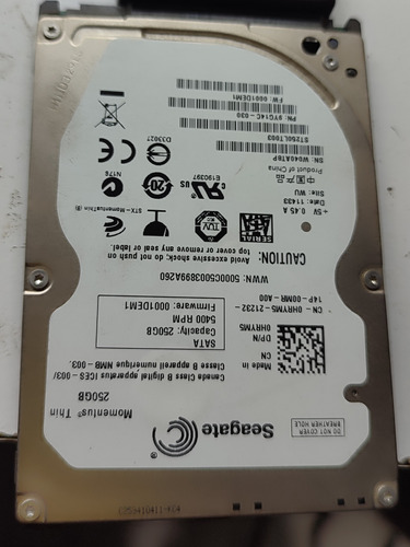 Disco Duro Sata 250gb