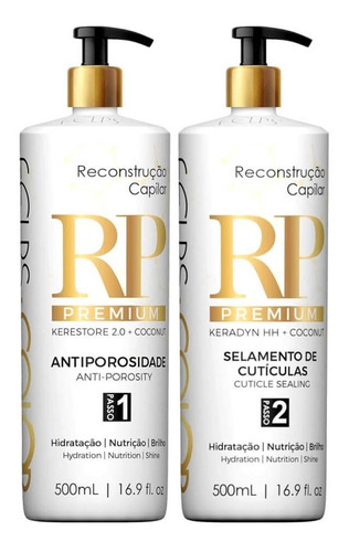 Felps Tratamento Reconstrução Capilar Premium Rp - 2x500ml 