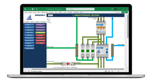 Planilha Dimensionamento Projeto Elétrico - Versão Premium