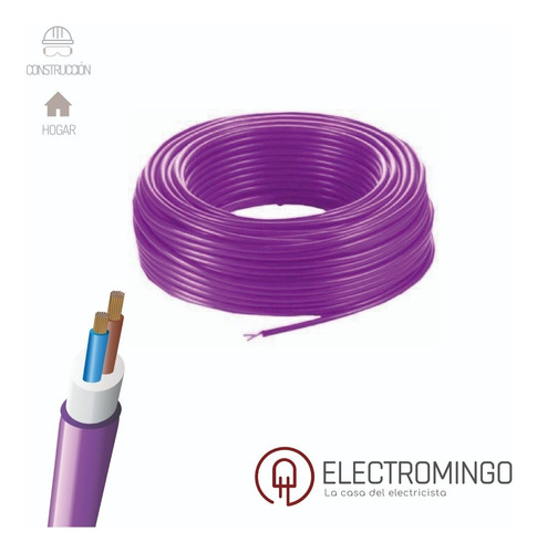 Cable Subterráneo 2 X 6mm Trefilcon X 5 Mts Normalizado