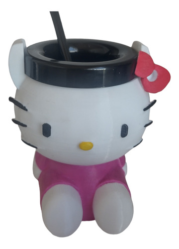 Mate Hello Kitty - Incluye Bombilla -3d