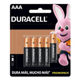 Pila Duracell Alcalina Aaa Con 5 Unidades Cilíndrica 1.5v Mn2400b5