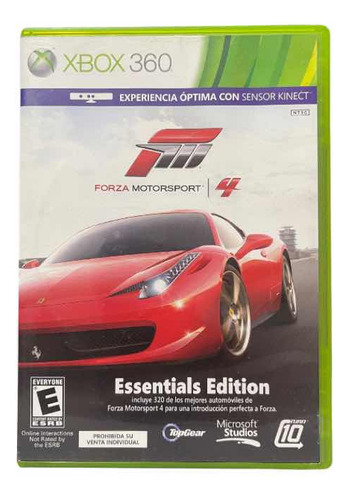 Jogo Xbox 360 Forza Motorsport 4 Edição Essencial Físico