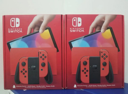 Nintendo Switch Oled  Edición Mario Nuevas Programadas 