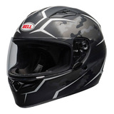 Casco Moto Bell Qualifier Stealth Negro Blanco ( Talla L)