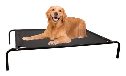 Wellyelo Cama Elevada De Enfriamiento Medio Para Perros, Cam