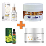Arroz Ácido Hialurónico Poros + Crema V7 + Vitamin C + 7 Dia