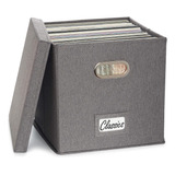 Caja De Almacenamiento De Discos De Vinilo Decorativa Zicoto