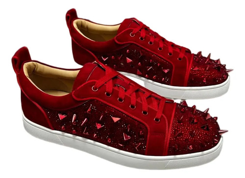 Tenis Christian Louboutin Cl Louis Junior Sports Unisex Casuales Verde | Meses sin interés