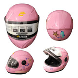 Casco Moto Infantil Ajustable Poteccion Seguridad En Ruta 