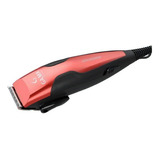 Cortadora De Pelo Gm566 Clipper Magnetico 13 Piezas Rojo