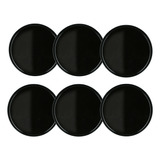 Set X 6 Platos Playo Porcelana 30 Cms Negro Nordik