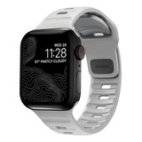 Nomad Banda Sport Apple Watch Series 3-4-5-6 42/44mm Color Gris Lunar