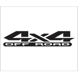 Sticker 4x4 Off Road Para Cualquier Modelo Pack Por 2 Und