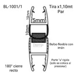 Burlete Para Mampara Glassic 5mm Imantado(tirax1,10mt) Par