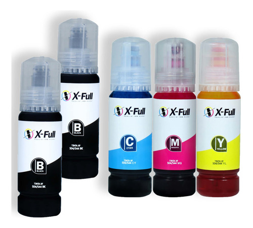  Kit Refil Tinta Compativel Para Epson T544 L3110 L3150 