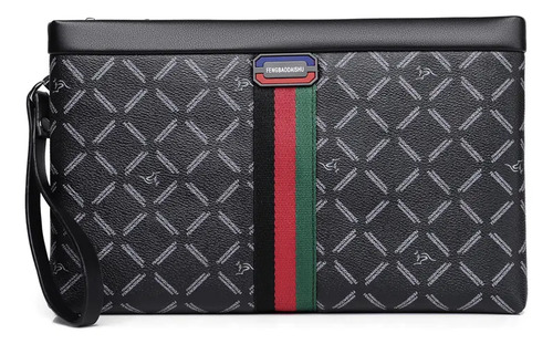 Mariconera Para Hombre De Lujo, Cartera De Mano Impermeable