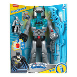 Imaginext Figura Dc Super Friends Batman Defensor Gris 