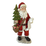 Figura Decorativa Pascuero Con Árbol