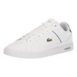 Tenis Lacoste Original Europa P Hombre Casual Comodo Blanco