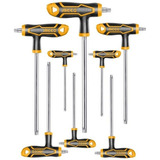 Set Llaves Torx Mango En T Industrial 8 Piezas T10-t50 Ingco