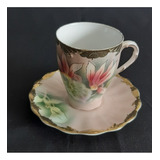 Taza Cafe Chocolate Antigua Porcelana Weimar Alemana - B15