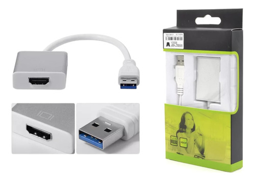 Adaptador Convertidor  Usb 3.0 A Hdmi Full Hd 