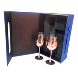 Set 2 Copas De Vino Ember 450 Ml Maleta Premium