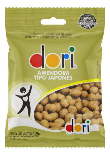 Amendoim Japonês Dori Pacote 100g