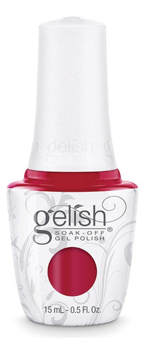 Esmalte Gelish Hot Rod Red 15ml Color Negro