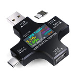 Tester Usb 3.0 Voltimetro Amperimetro Usb Tipo C