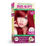 Tinte Rojo Pasión - Natural Duo Soft  Sin Amoníaco