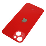 Refaccion Tapa Trasera Cristal Para iPhone 13 Rojo Adhesivo