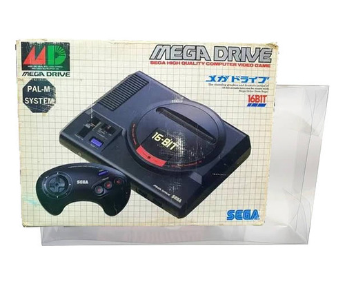 Caixa Protetora Para Console Mega Drive 1 Japonês Console-9