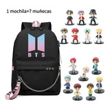 Bts Mochilas Maletas, Bt21 Bolsas De Viaje Y 7 Muñecas