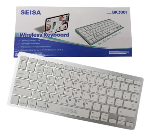 Mini Teclado Inalambrico Bluetooth Mac, iPad, Pc, Celular