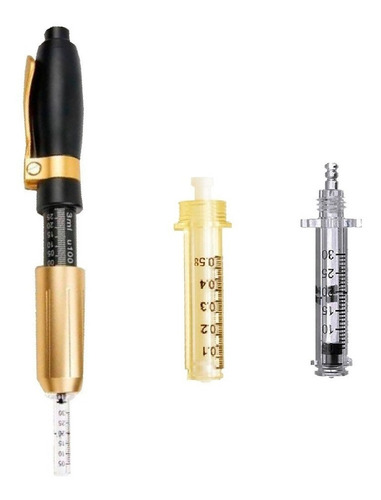 Hyaluron Pen Doble Cabezal + Rep De 0.3ml +  Rep De 0.5ml