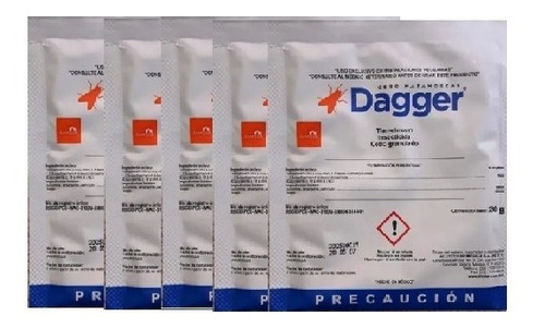 Mata Moscas Dagger Cebo Insecticida 20 Gr. Pack 10 Sobres 