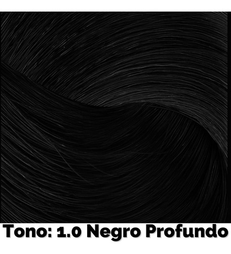 Kit Tinte Color Tech  Semipermanente Tono 1.0 Para Cabello