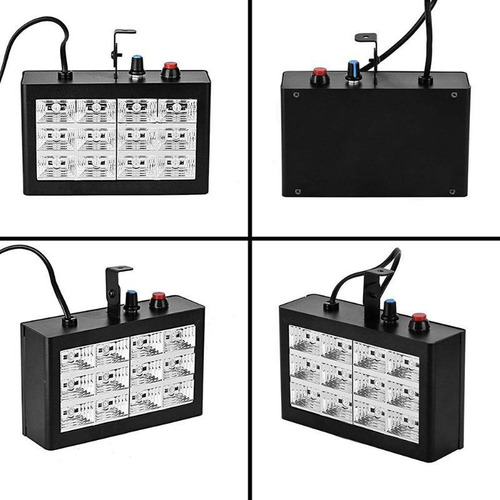 Luz Led Discoteca Audio Rítmica Rgb Luces Estroboscópicas