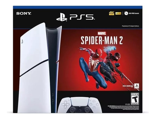 Playstation 5 Slim 1tb Spider-man 2 + Joystick Extra!! 