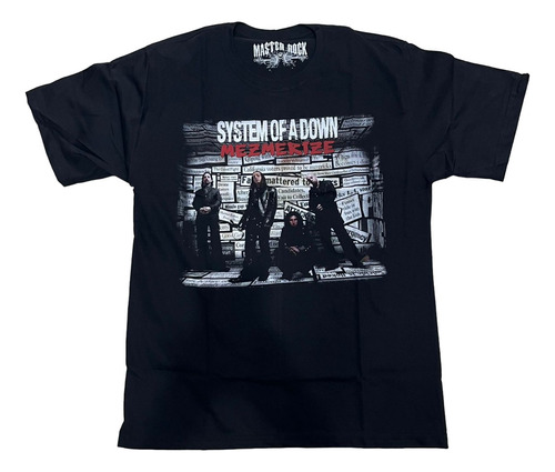 Camiseta System Of A Down Soad Banda De Rock Blusa  Mr392