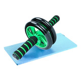 Rueda Abdominal Ejercitador Abdominal + Mini Alfombra + Banda Entrenaminetos Funcional Crossfit Gimnasio Fitness 