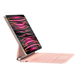 Funda Con Teclado Hou/para iPad 11/magnetic/pink